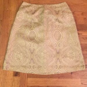Paisley silk skirt